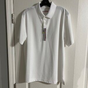 NWT Grand Slam Men's Polo Shirt White Medium